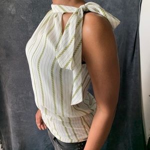 Banana Republic Off Shoulder Tie in back Blouse